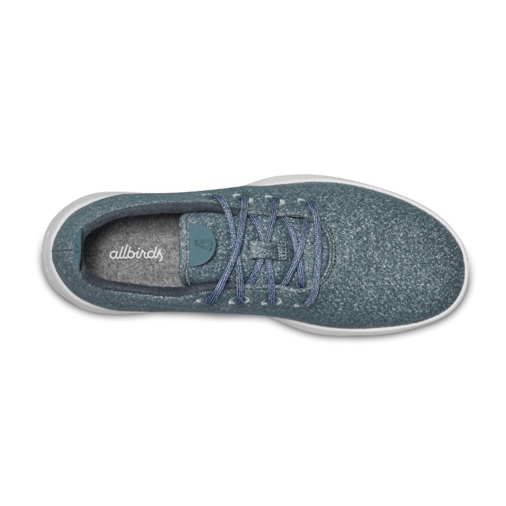 Allbirds Men\'s Sneakers Blue - Wool Runners - 70893UTWZ